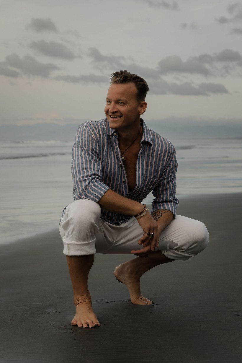 Matt Brower on the beach